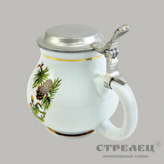 фото — кружка пивная с крышкой «утки»